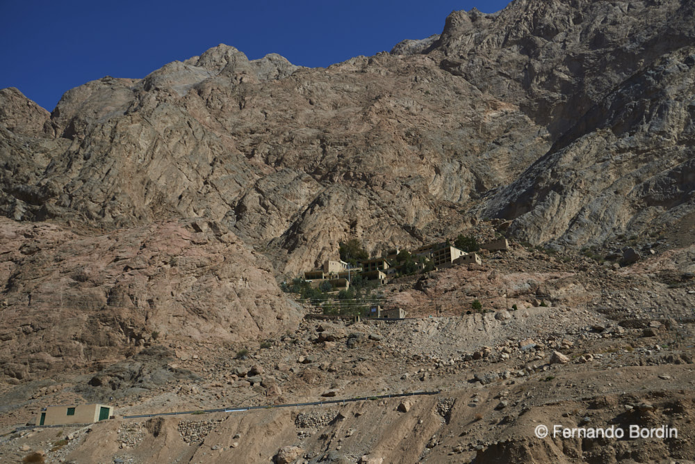 The Zoroastrian temple of Chak Chak 60 km from Yazd in the middle of the desert, where annually about 30,000 faithful from all over the world 
gather to celebrate rituals in honor of Ahura Mazda, creator of heaven and earth, the supreme and only God, represented by burning flame.