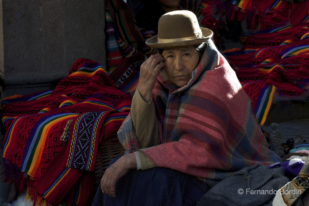 Giugno - 2105. Merchants in Cusco 