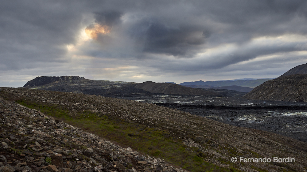 Eruption of volcano Fagradalsfiall,  13rd August 2022 - ICELAND 
