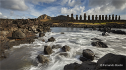 A fascinating journey to discover a small mysterious island scattered in the southern hemisphere of the Earth, in the middle of the Pacific Ocean. 
Uncontaminated beauties of a nature that with its strength has beautifully shaped and colored rocks and cliffs. 
Unique testimonies of a people who have left mysterious presences, the Moai, in memory of an extraordinary past. (2016)